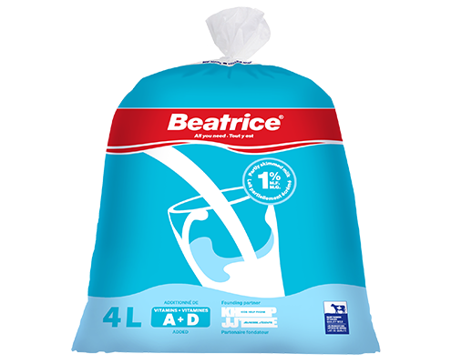 Beatrice 1% Partly Skimmed Milk